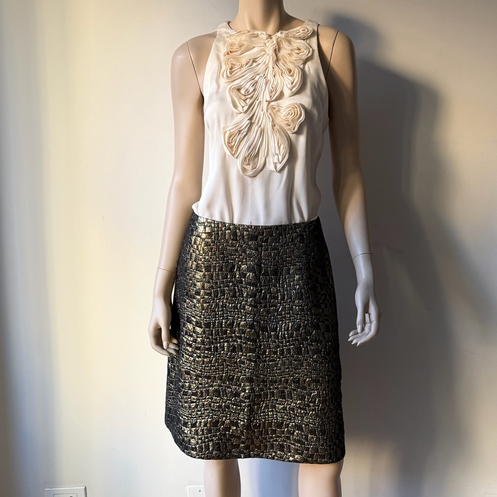 New  Jill Stuart Runway Skirt  in Bronze color size 4 $280